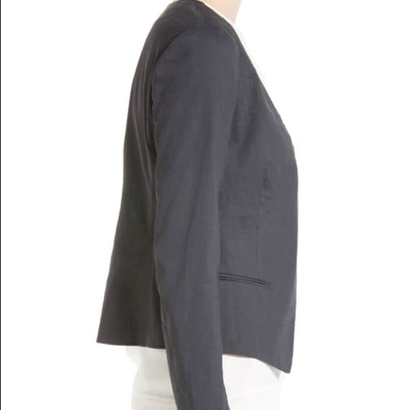 Theory Benefield crunch linen blazer size 2 - Picture 6 of 8